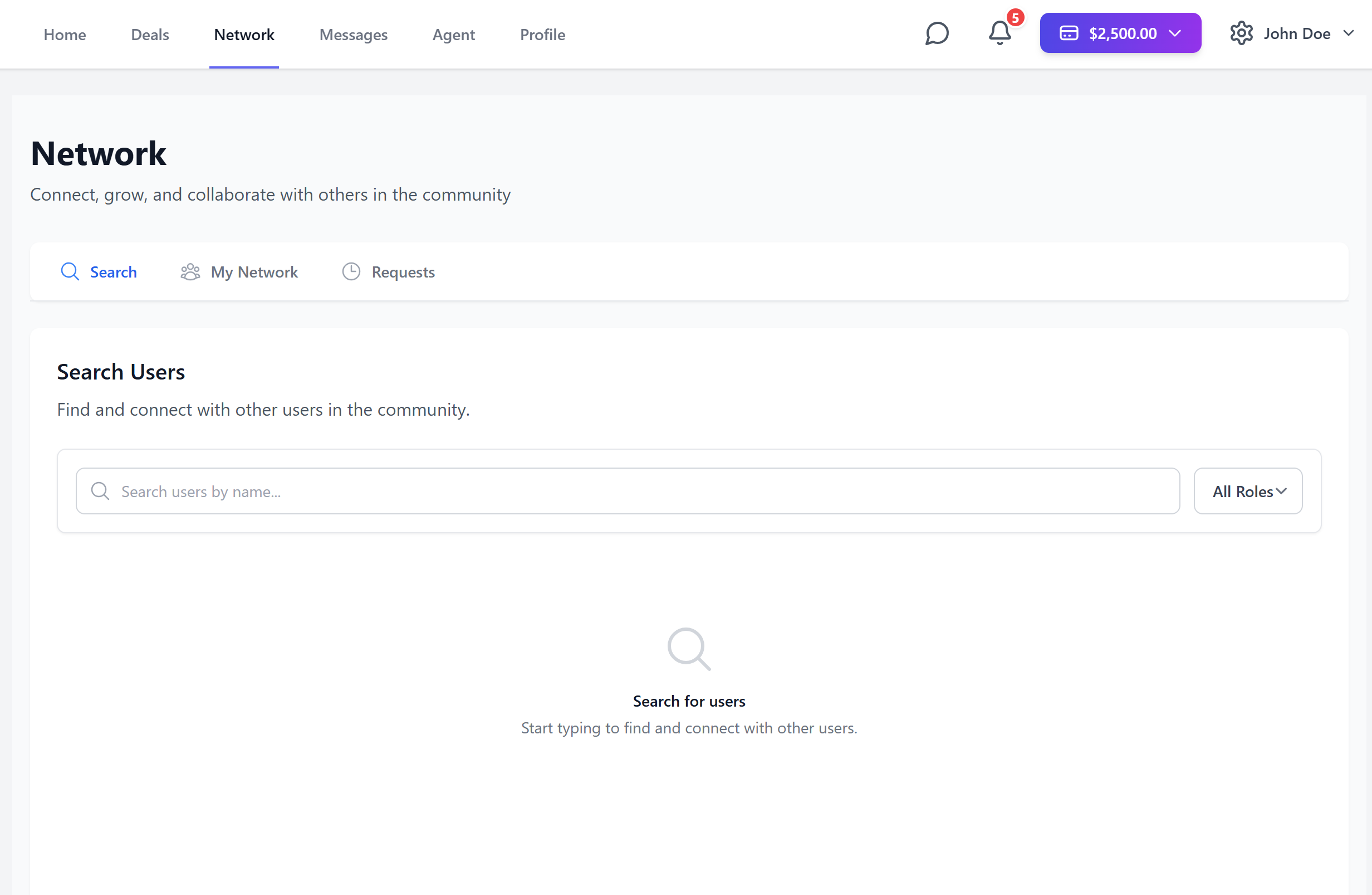 Look for and connect with people on the Network pa - Image 1