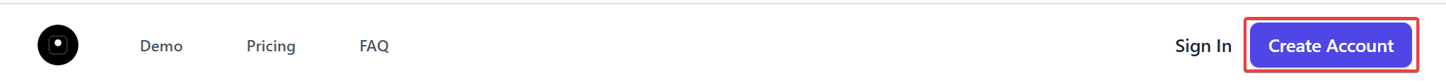 First, click the "Create Account" button - Image 1