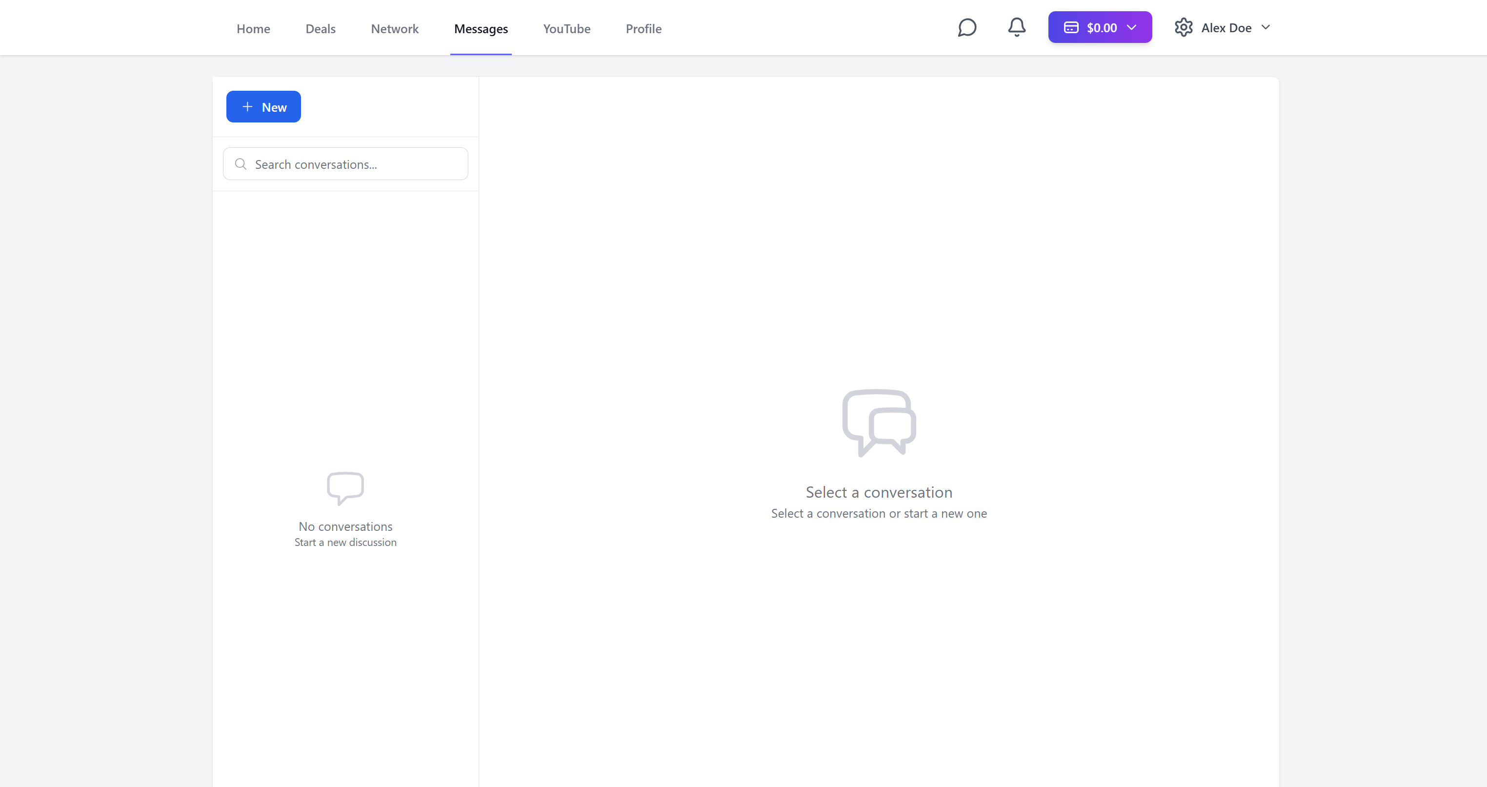 Text and make deals on the Messages page - Image 1